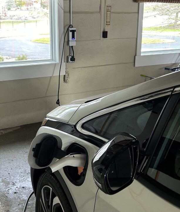 EV Charger in garage